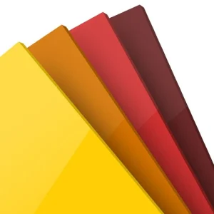 Vibrant coloured fabric samples for industrial and construction applications.