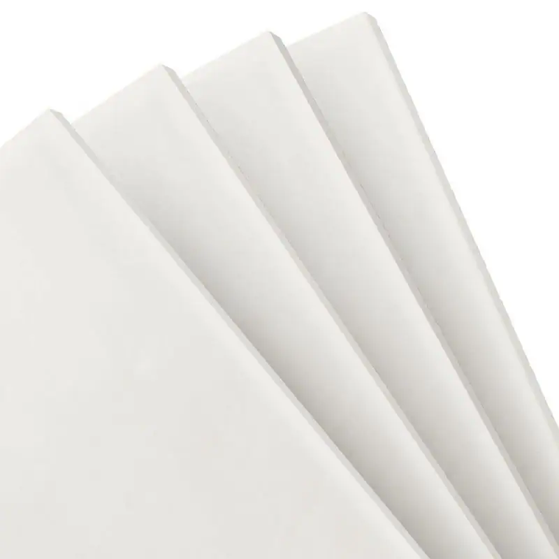 White acoustic ceiling tiles for optimal sound absorption and noise reduction in commercial spaces.