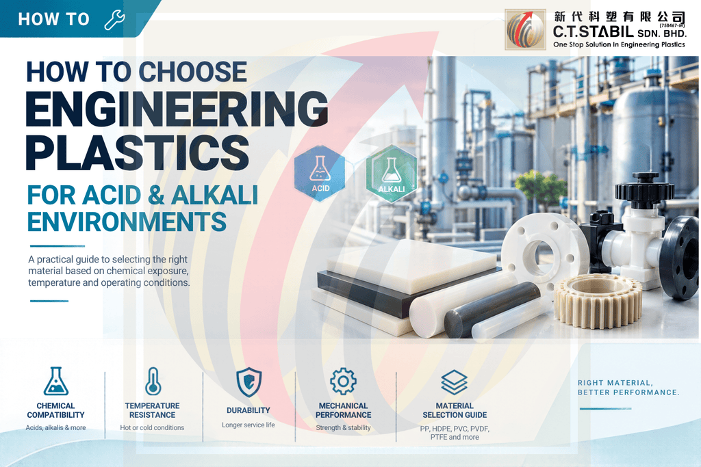 Engineering plastics suitable for acid and alkali environments at C.T. Stabil.